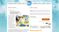 Desktop Screenshot of milez.biz