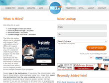 Tablet Screenshot of milez.biz